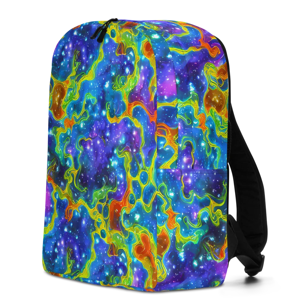 Starfire Maze on Minimalist Backpack — Left