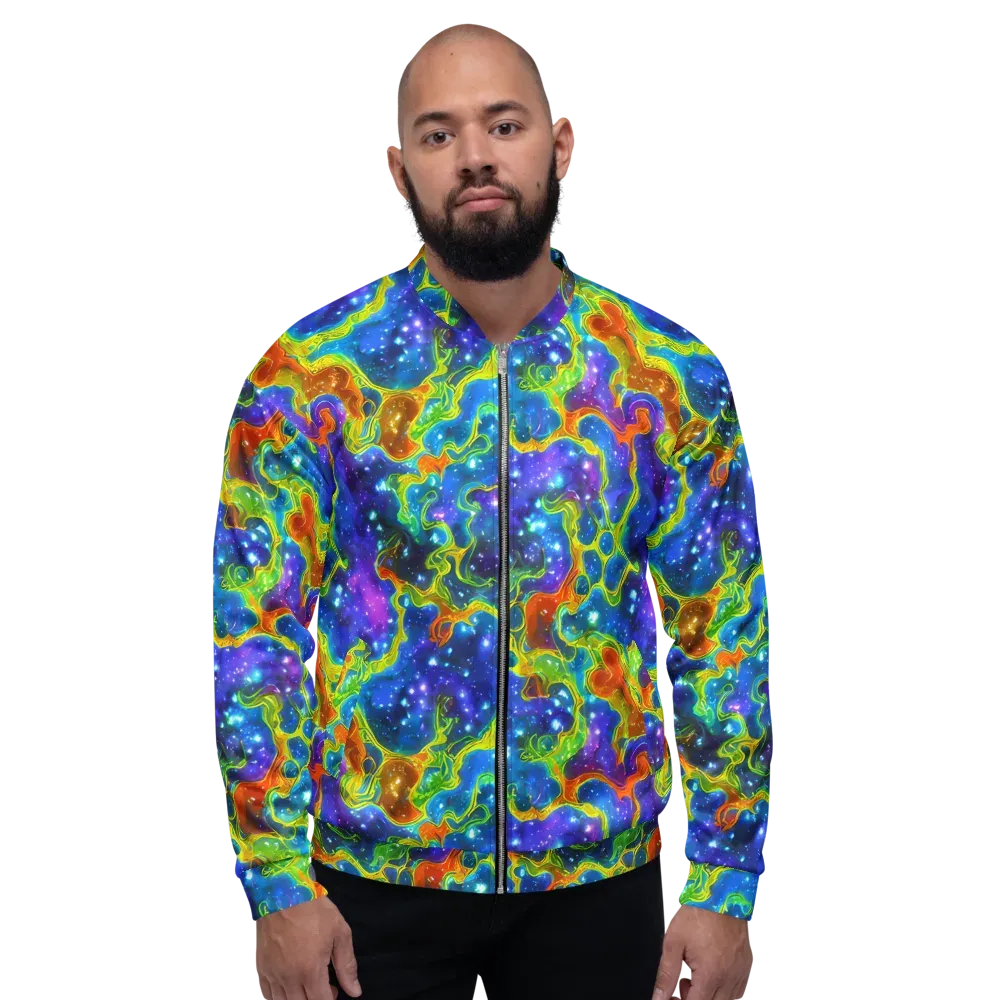 Starfire Maze on Bomber Jacket — Front