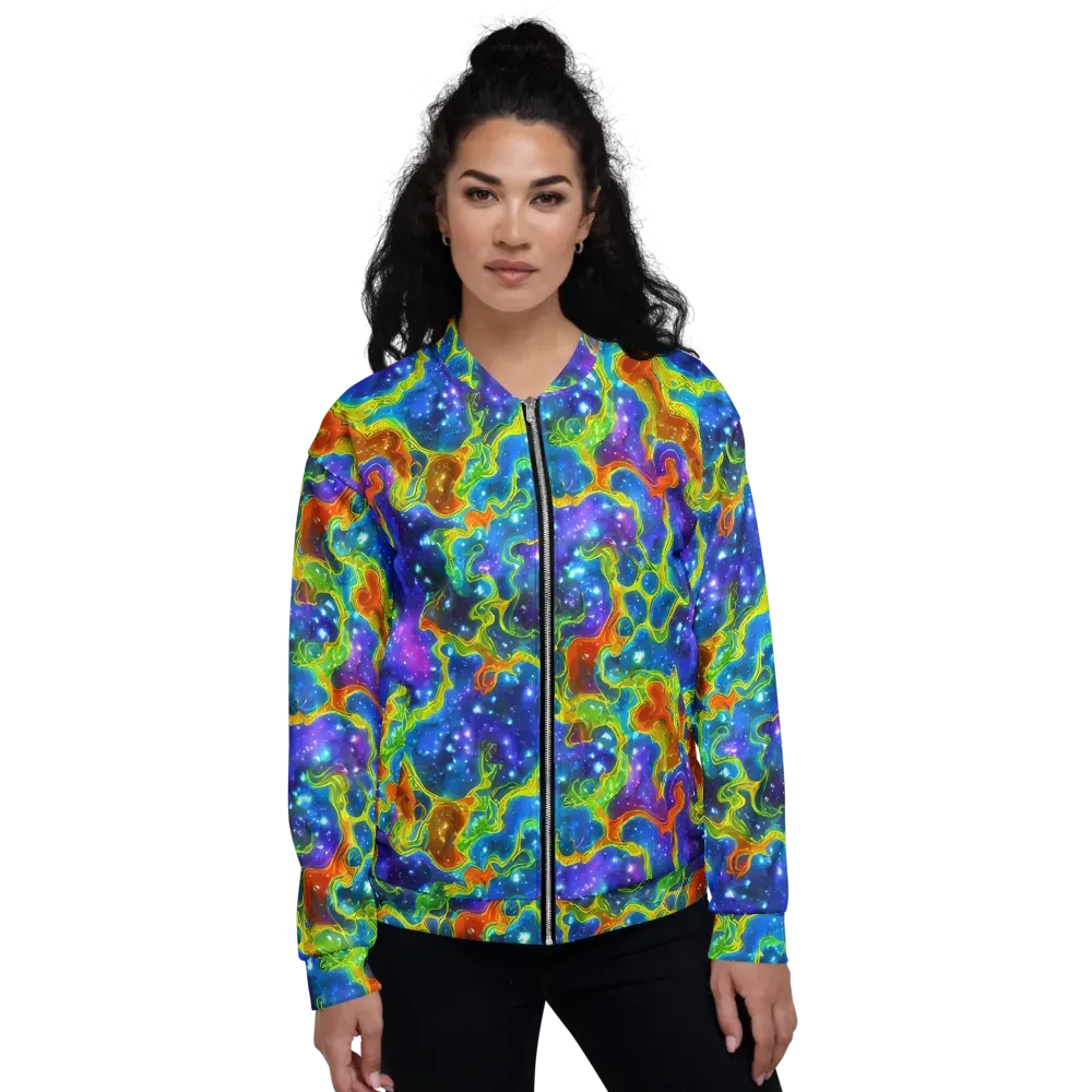 Starfire Maze on Bomber Jacket — Front