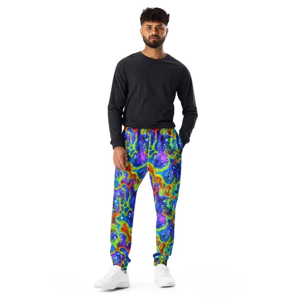 Starfire Maze on Men's Joggers — Front