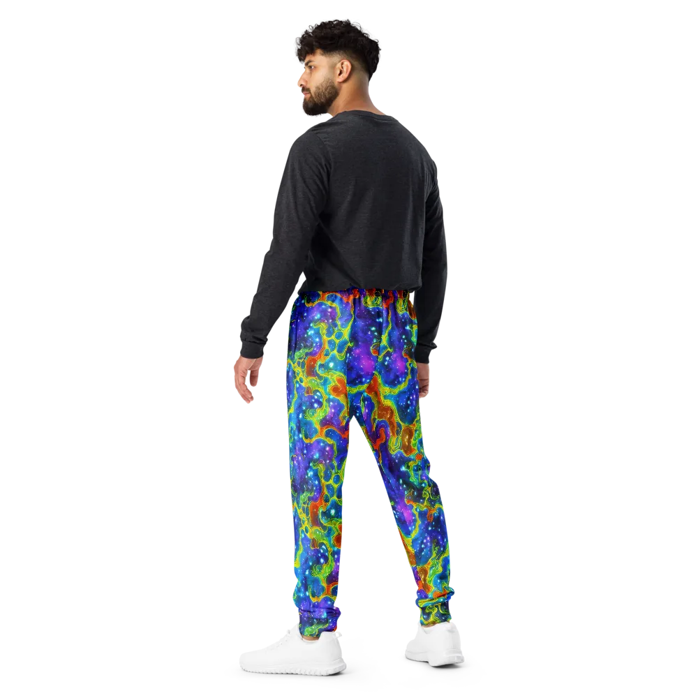 Starfire Maze on Men's Joggers — Back