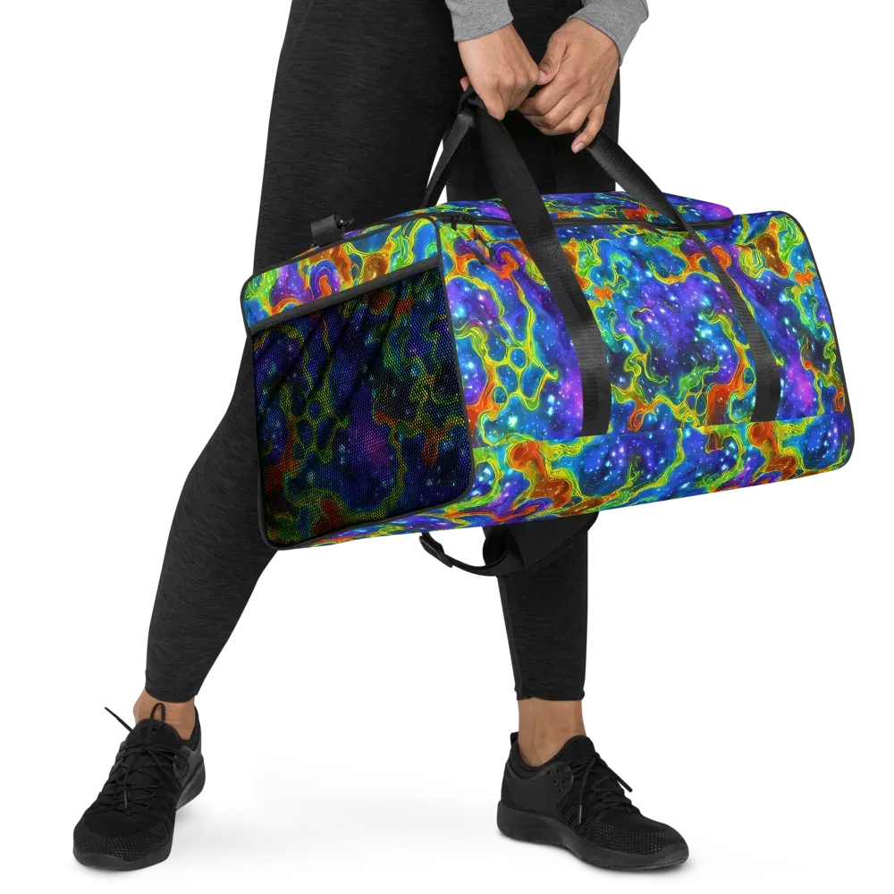 Starfire Maze on Duffle Bag — Right Front