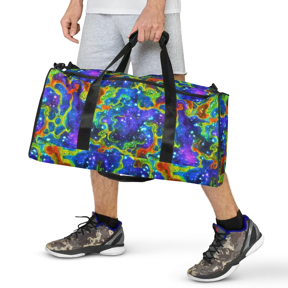 Starfire Maze on Duffle Bag — Front