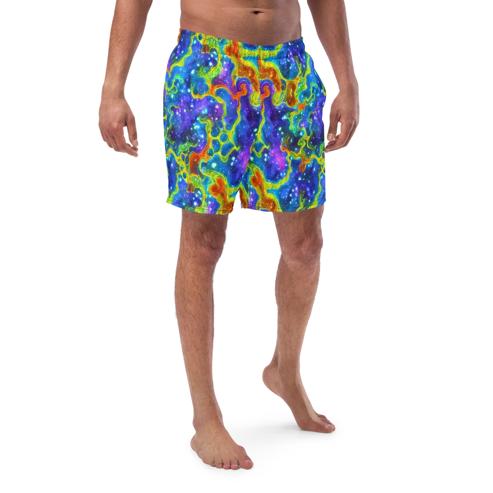 Starfire Maze on Swim Trunks — Front