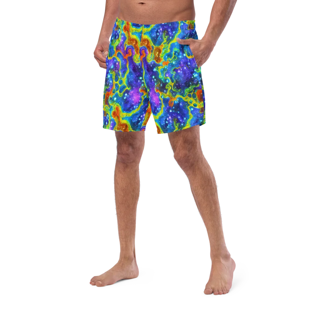 Starfire Maze on Swim Trunks — Left Front