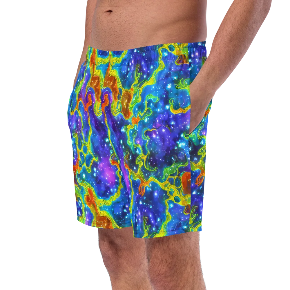 Starfire Maze on Swim Trunks — Left Front