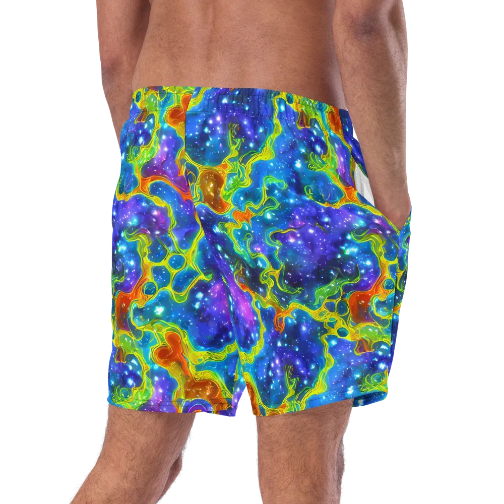 Starfire Maze on Swim Trunks — Right Back