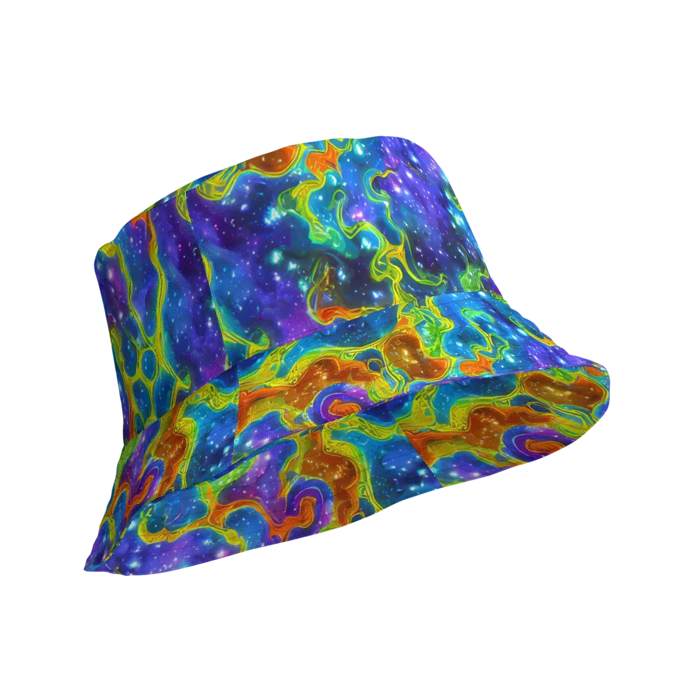 Starfire Maze on Reversible Bucket Hat — Product details Outside