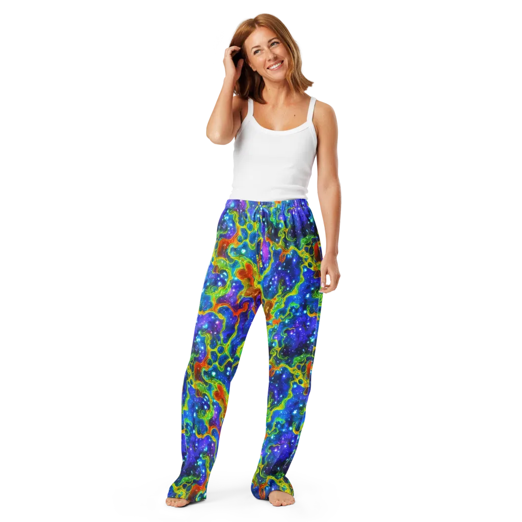 Starfire Maze on Women's Pajama Pants — Front