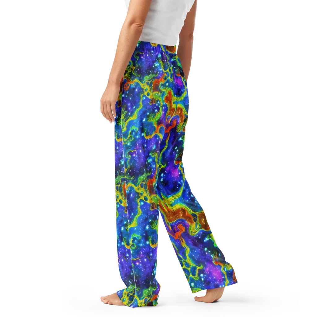 Starfire Maze on Women's Pajama Pants — Left