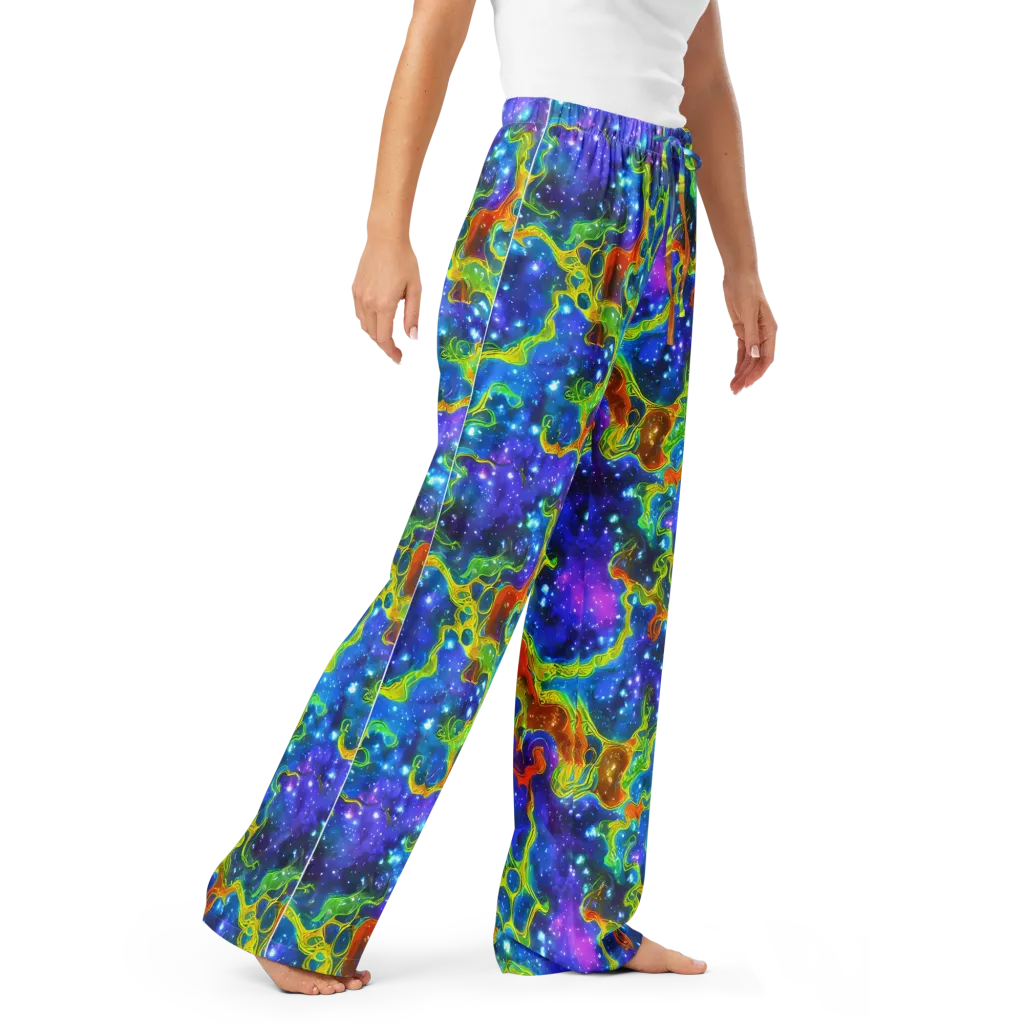 Starfire Maze on Women's Pajama Pants — Right Front