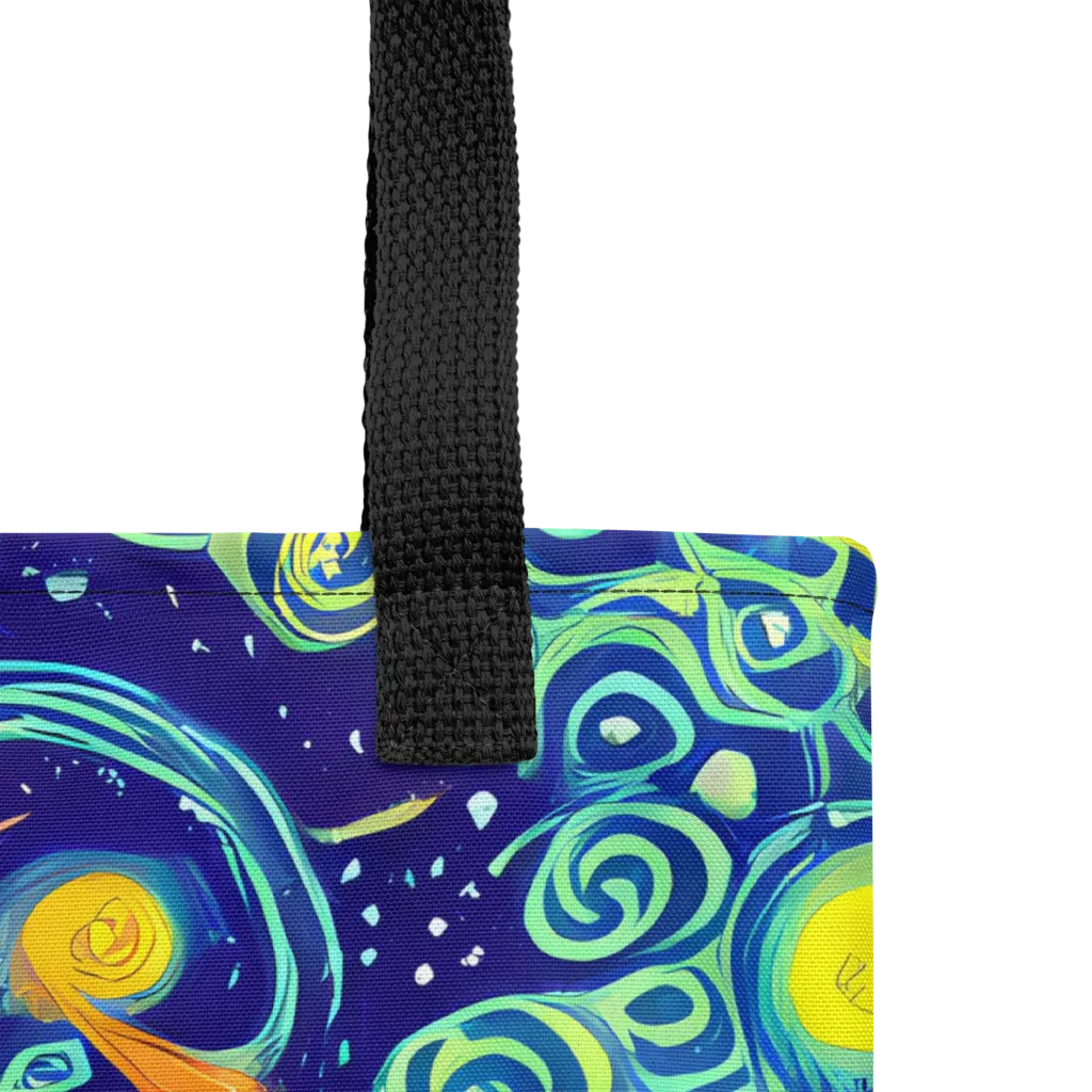 Blue Flame Cosmos on Tote Bag — Product details