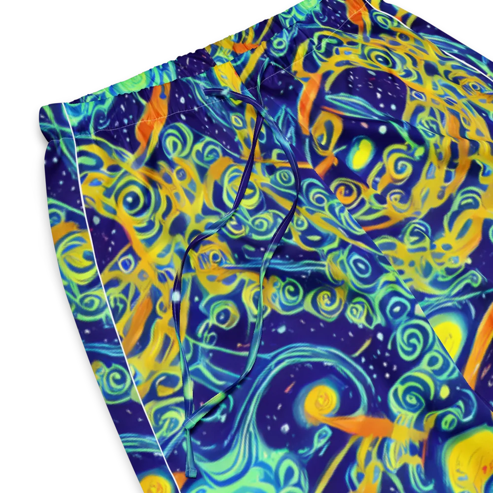 Blue Flame Cosmos on Women's Pajama Pants — Product details