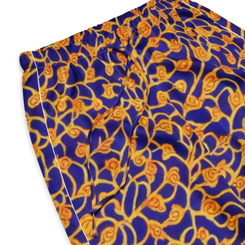 Cobalt Filigree on Women's Pajama Pants — Product details