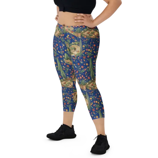 Cypress Reverie on a Capri Leggings