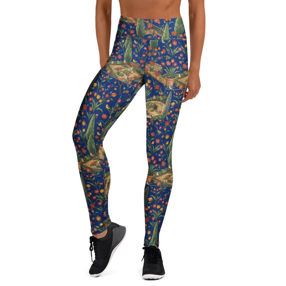 Cypress Reverie on Yoga Leggings — Front