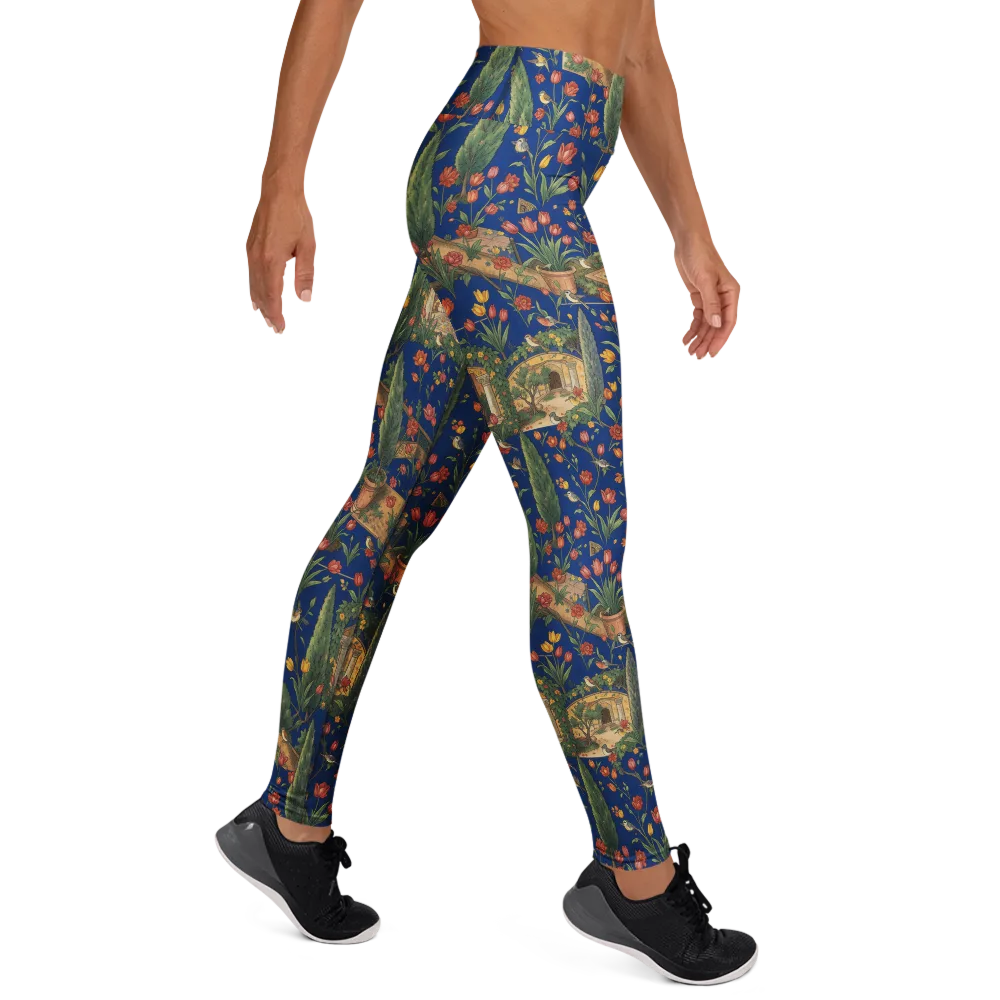 Cypress Reverie on Yoga Leggings — Right