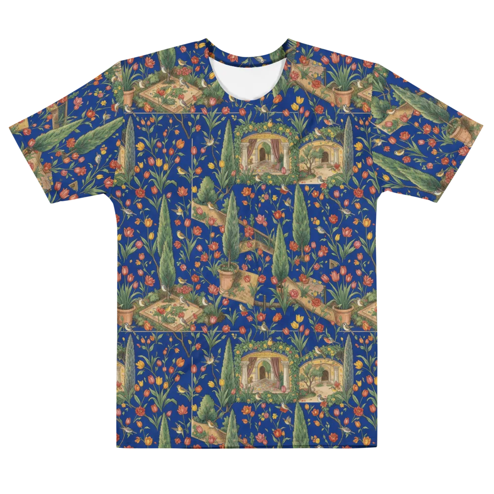 Cypress Reverie on Men's Cotton Crew Neck T-Shirt — Front
