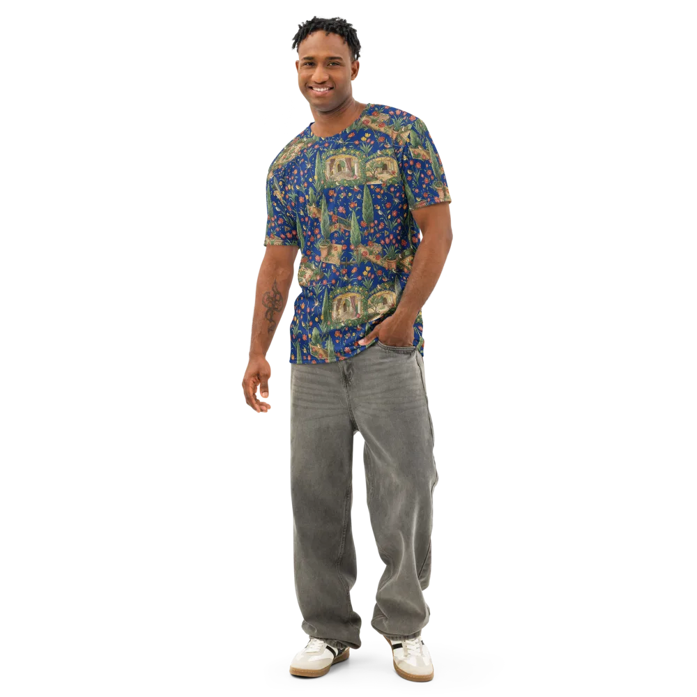 Cypress Reverie on Men's Cotton Crew Neck T-Shirt — Front