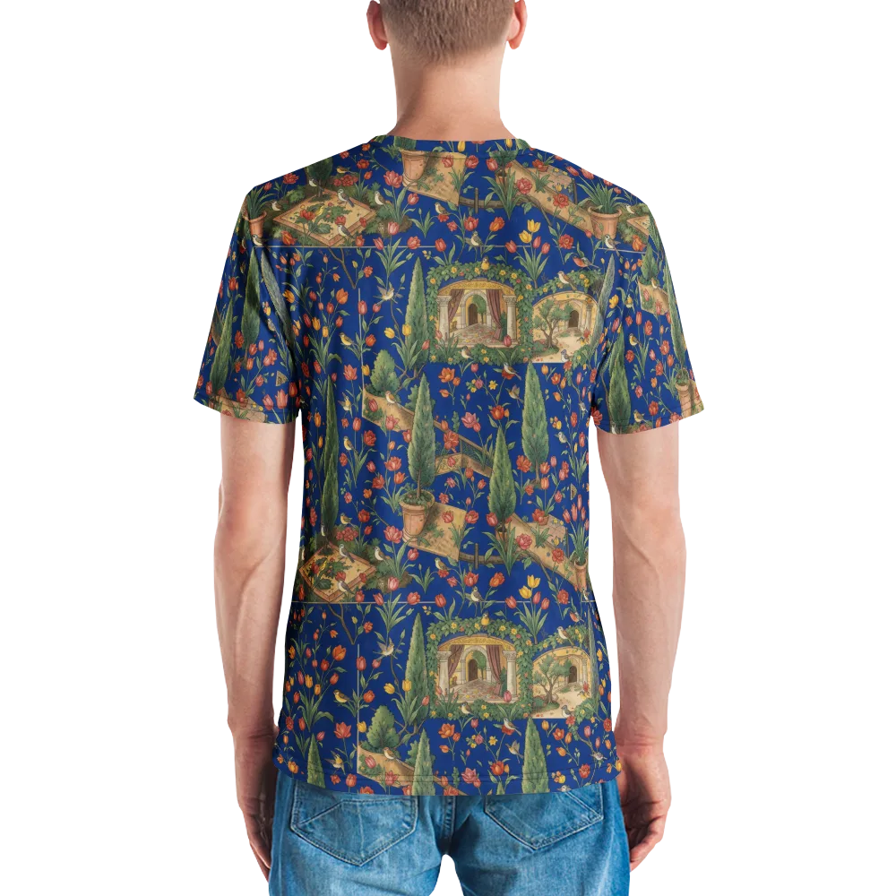 Cypress Reverie on Men's Crew Neck T-Shirt — Back
