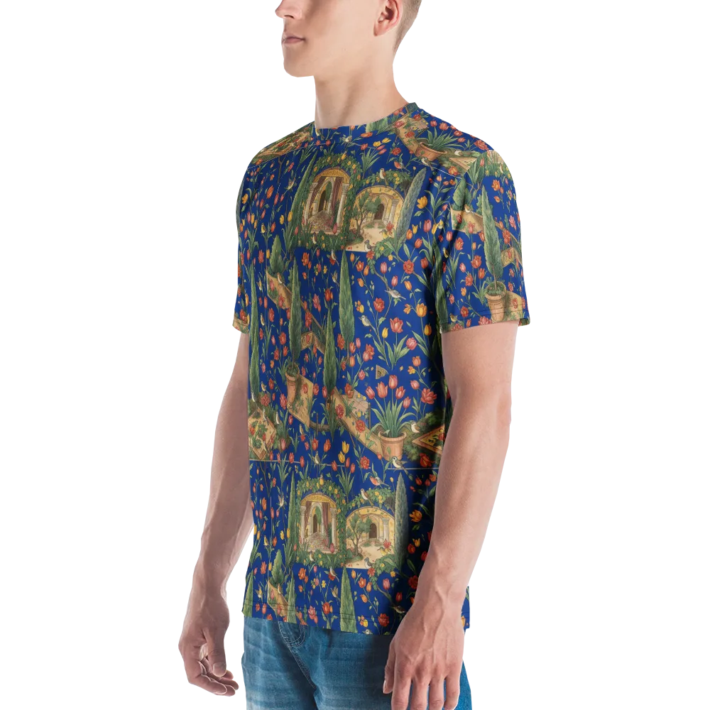 Cypress Reverie on Men's Crew Neck T-Shirt — Left