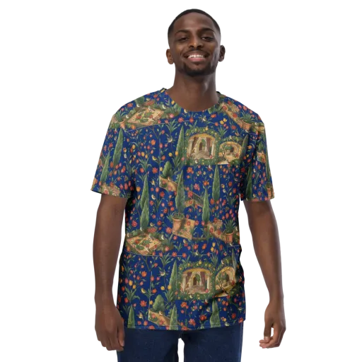 Cypress Reverie on a Men's Crew Neck T-Shirt