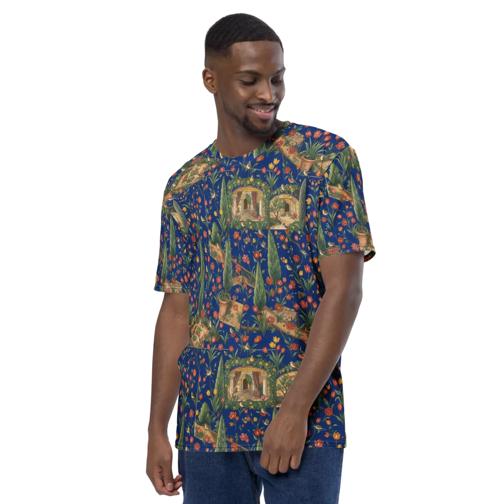 Cypress Reverie on Men's Crew Neck T-Shirt — Left
