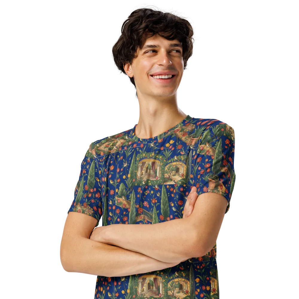 Cypress Reverie on Men's Crew Neck T-Shirt — Left Front