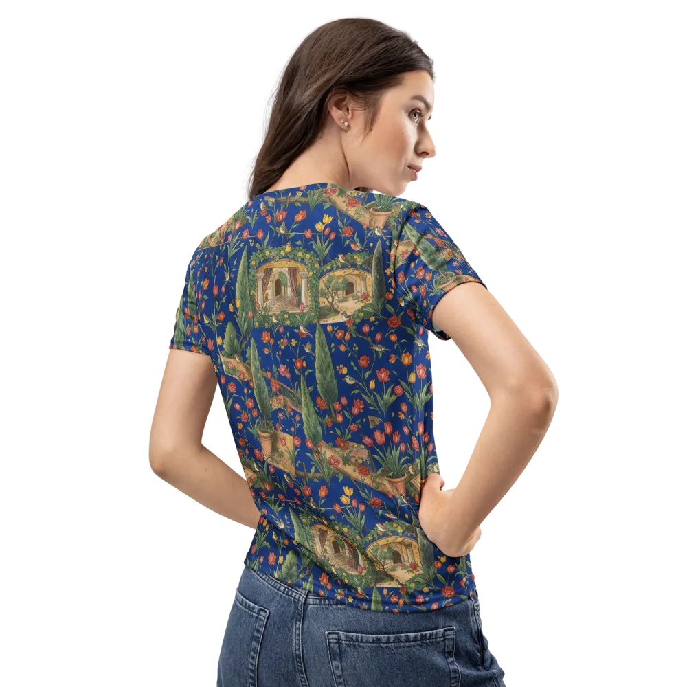 Cypress Reverie on Women's Crew Neck T-Shirt — Back