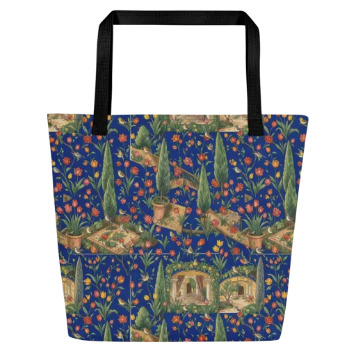Cypress Reverie on a Large Tote Bag W/ Pocket