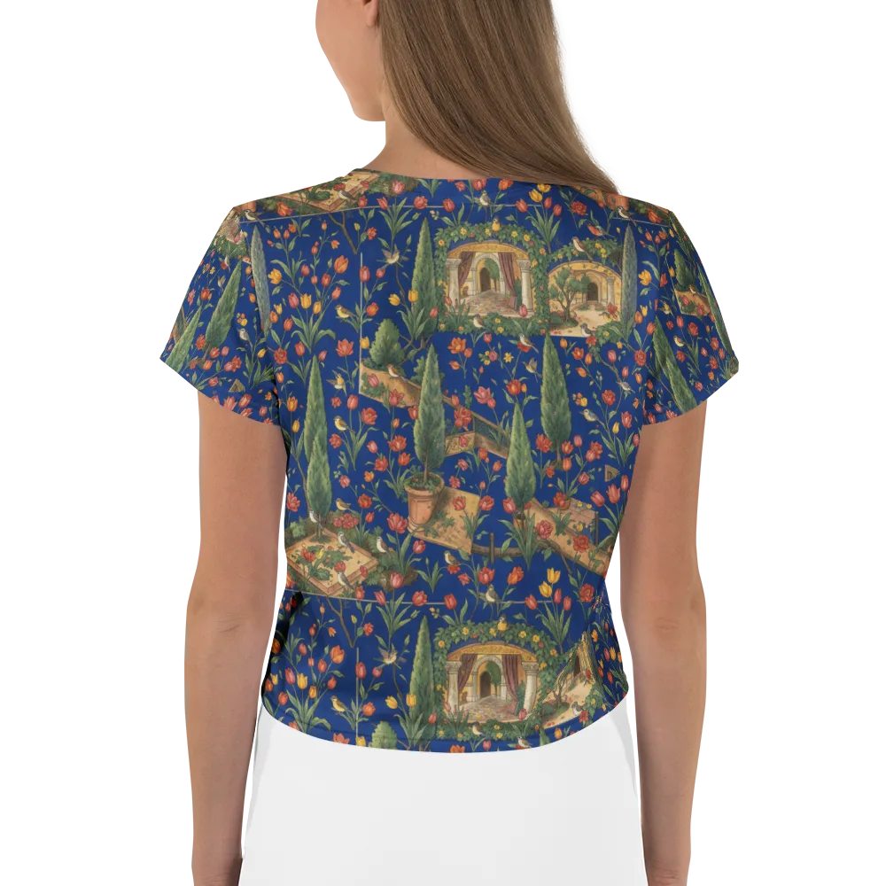 Cypress Reverie on Crop Tee — Back