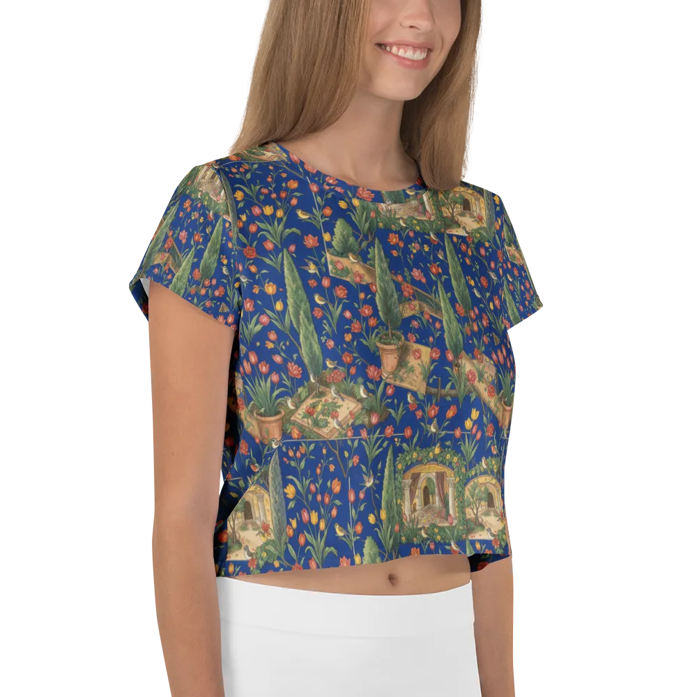 Cypress Reverie on Crop Tee — Right