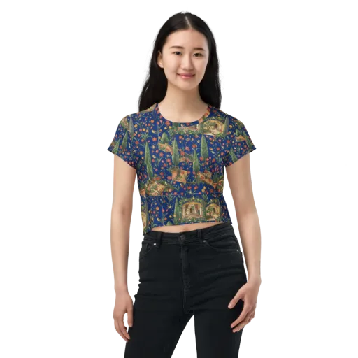 Cypress Reverie on a Crop Tee