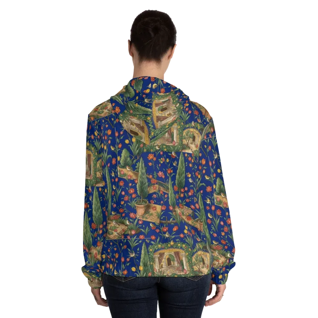 Cypress Reverie on Women's Full-Zip Hoodie — Back On Person