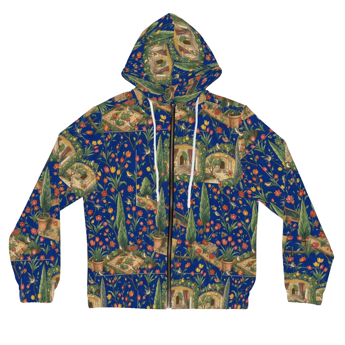 Cypress Reverie on Women's Full-Zip Hoodie — Front