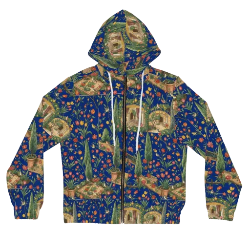 Cypress Reverie on a Women's Full-Zip Hoodie