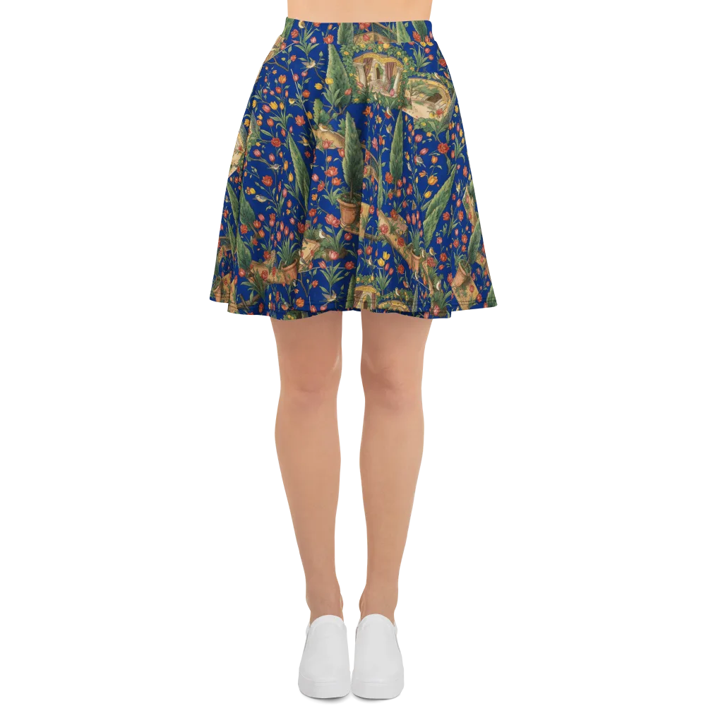Cypress Reverie on Skater Skirt — Front