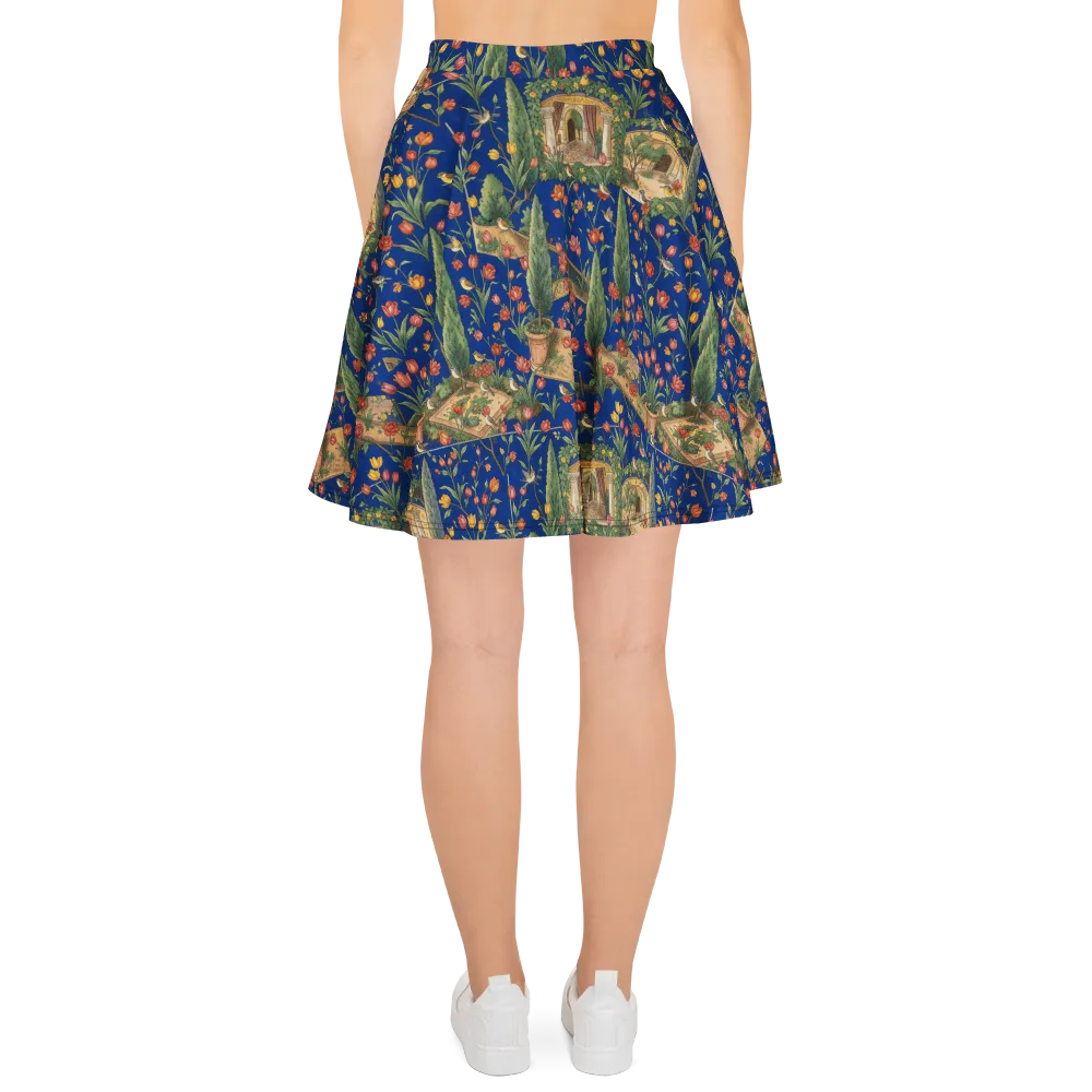 Cypress Reverie on Skater Skirt — Back
