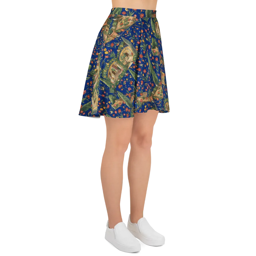 Cypress Reverie on Skater Skirt — Right