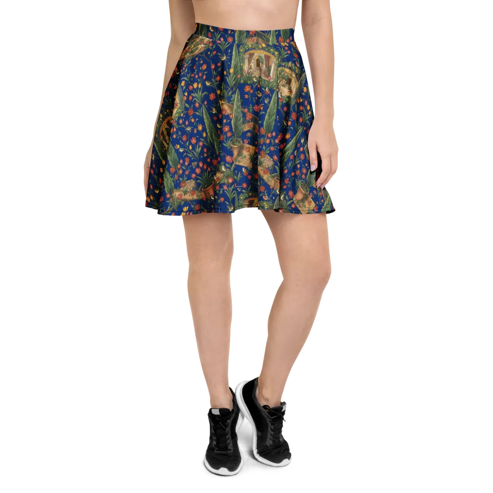Cypress Reverie on Skater Skirt — Front