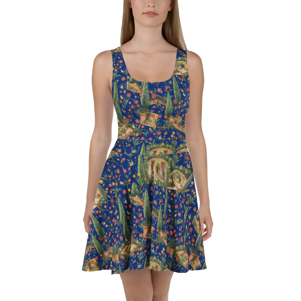 Cypress Reverie on Skater Dress — Front