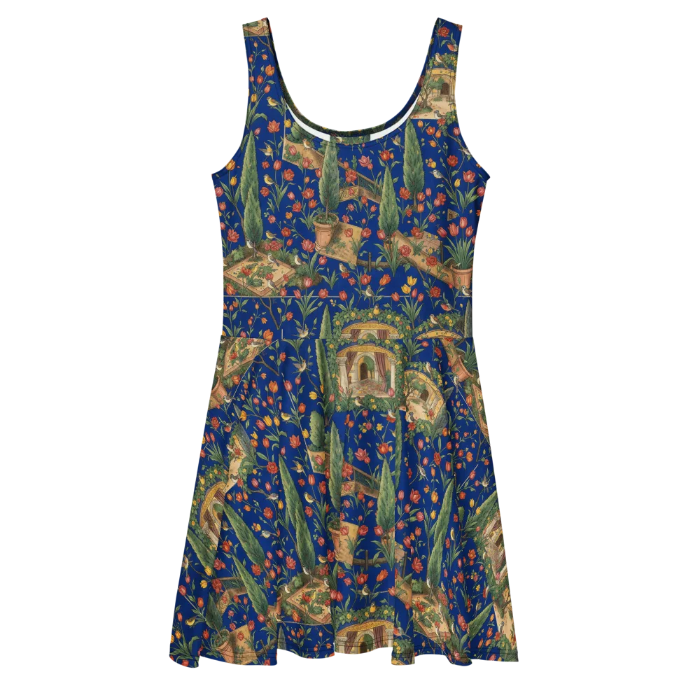 Cypress Reverie on Skater Dress — Front