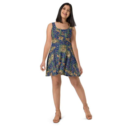 Cypress Reverie on a Skater Dress