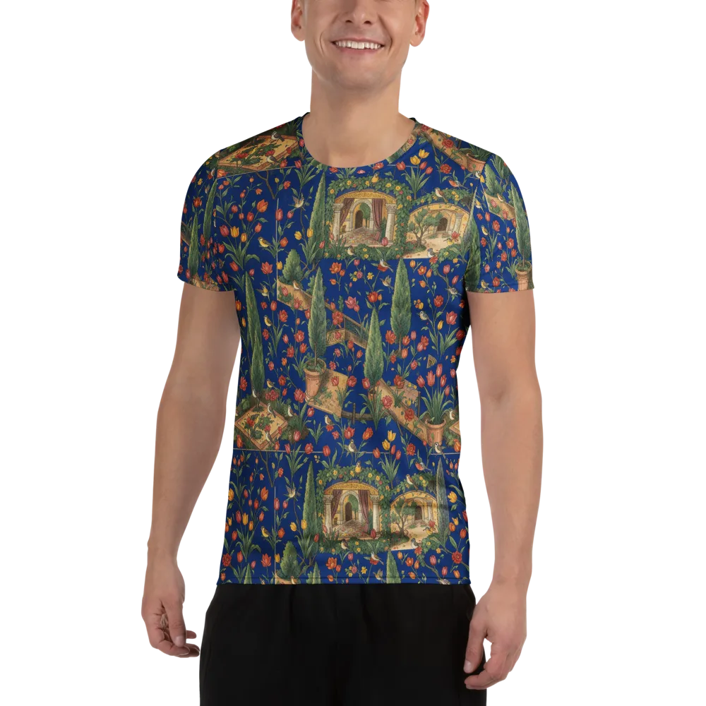 Cypress Reverie on Men's Athletic T-Shirt — Front