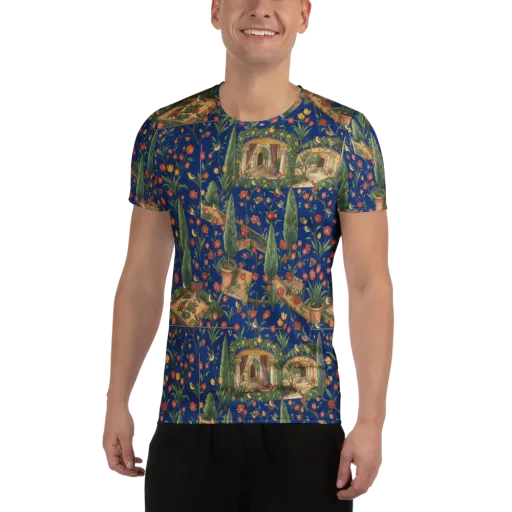 Cypress Reverie on a Men's Athletic T-Shirt