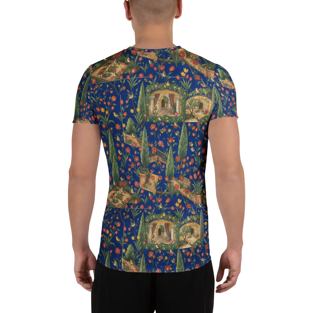 Cypress Reverie on Men's Athletic T-Shirt — Back