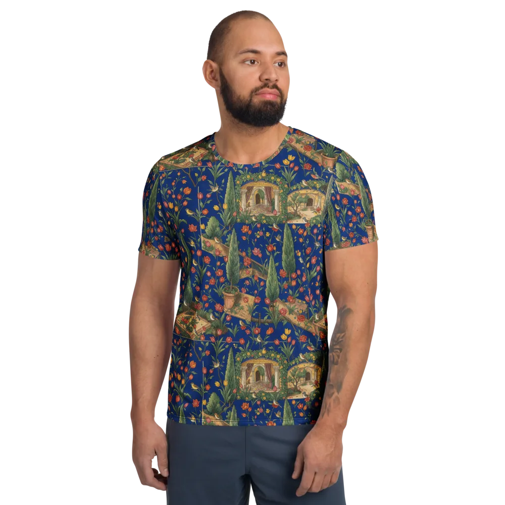 Cypress Reverie on Men's Athletic T-Shirt — Front
