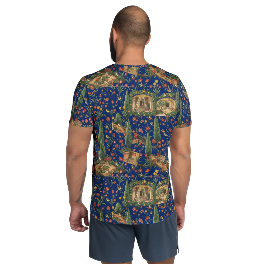 Cypress Reverie on Men's Athletic T-Shirt — Back