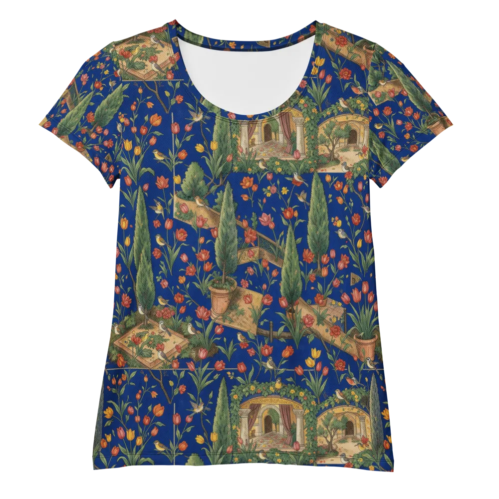 Cypress Reverie on Women's Athletic T-Shirt — Front