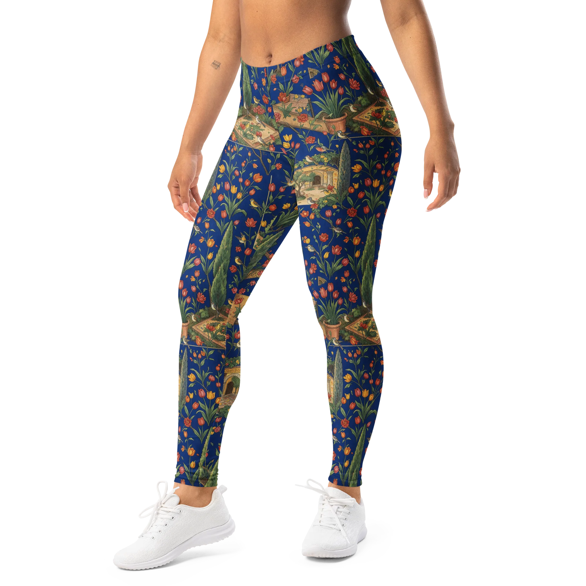 Cypress Reverie on Leggings — Left Front